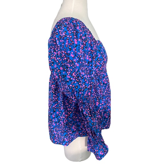 Lilly Pulitzer Preslee Long Sleeve Top sz-10 - Picture 2 of 6